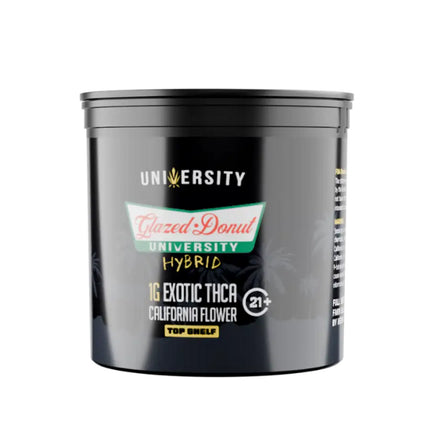 UNIVERSITY 1G EXOTIC THCA FLOWER (25CT JAR)