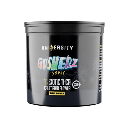 UNIVERSITY 1G EXOTIC THCA FLOWER (25CT JAR)