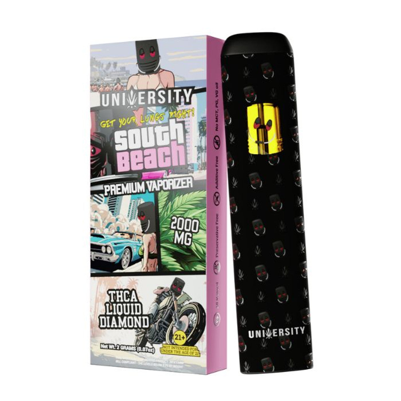 UNIVERSITY THCA LIQUID DIAMOND 2ML DISPOSABLE