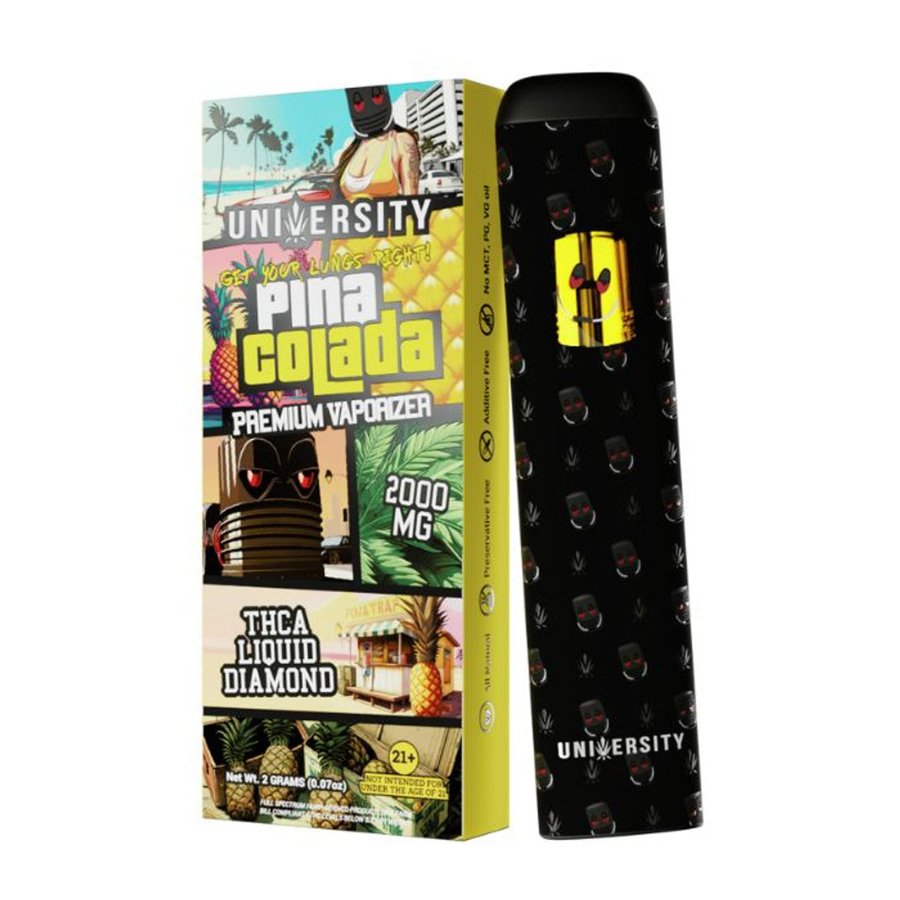 UNIVERSITY THCA LIQUID DIAMOND 2ML DISPOSABLE Rising Wholesale Inc. UNIVERSITY THCA LIQUID DIAMOND 2ML DISPOSABLE Rising Wholesale Inc.