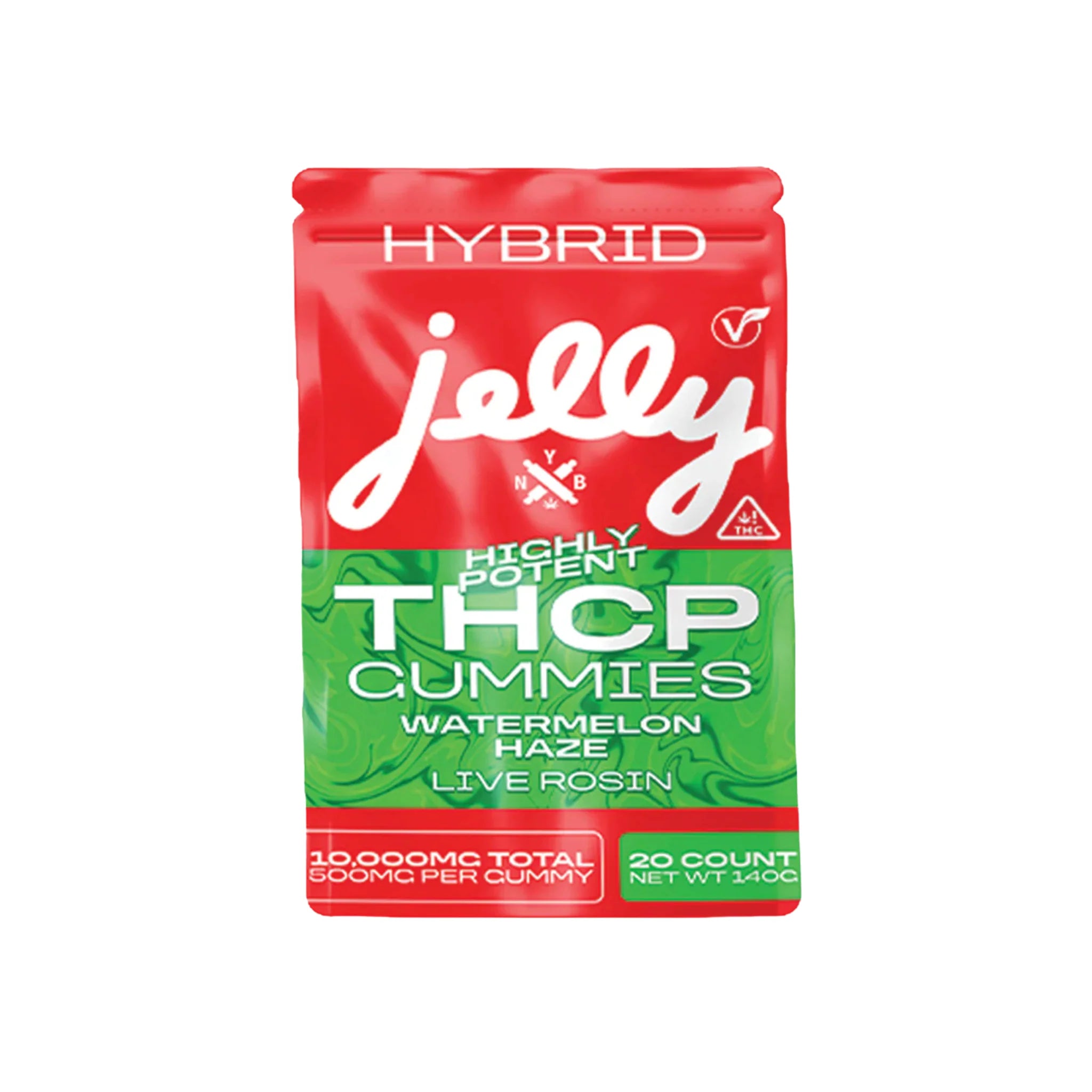 JELLY 10,000G THCP LIVE ROSIN GUMMY BAG (500G/PC, 20PC/BAG)