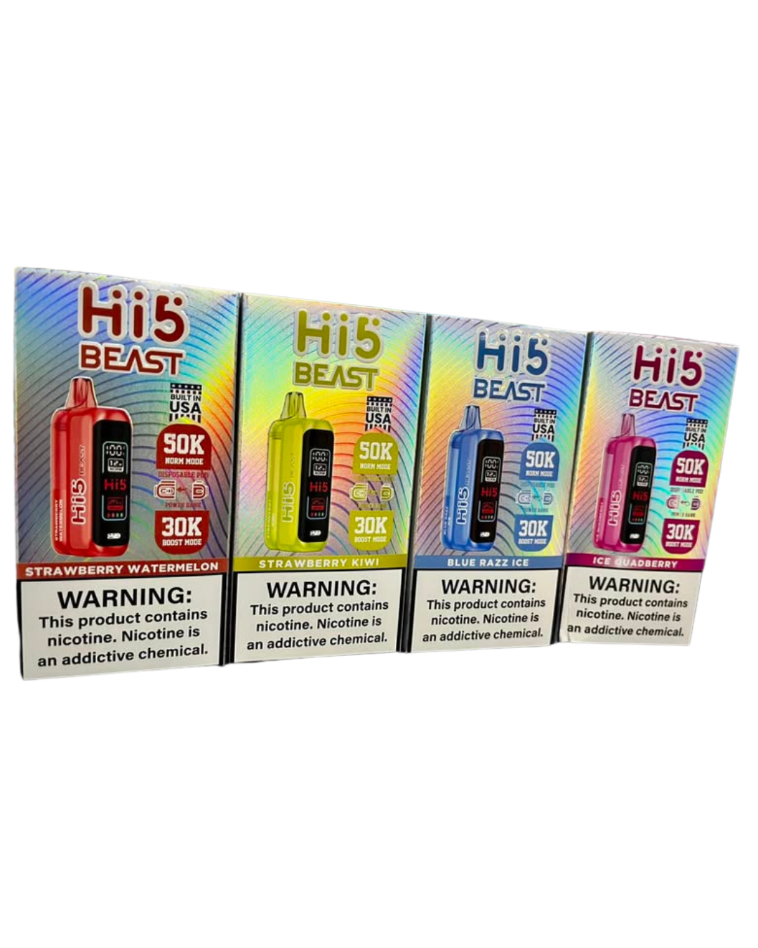 HI5 BEAST 50000 PUFFS 5% DISPOSABLE (6CT DISPLAY)