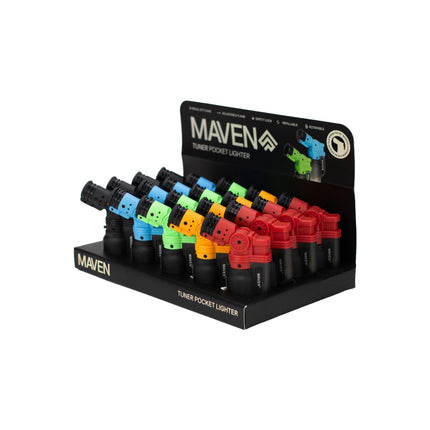 MAVEN TUNER POCKET LIGHTER (20CT/DISPLAY)
