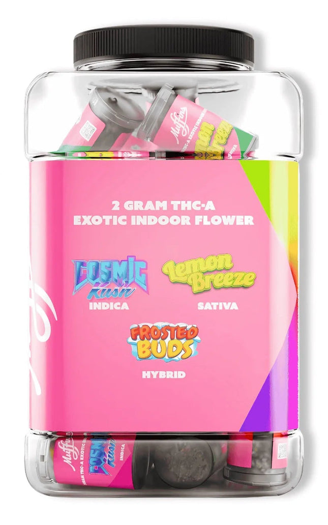 MUFFINS 2 GRAM THC-A EXOTIC FLOWER 27CT JAR