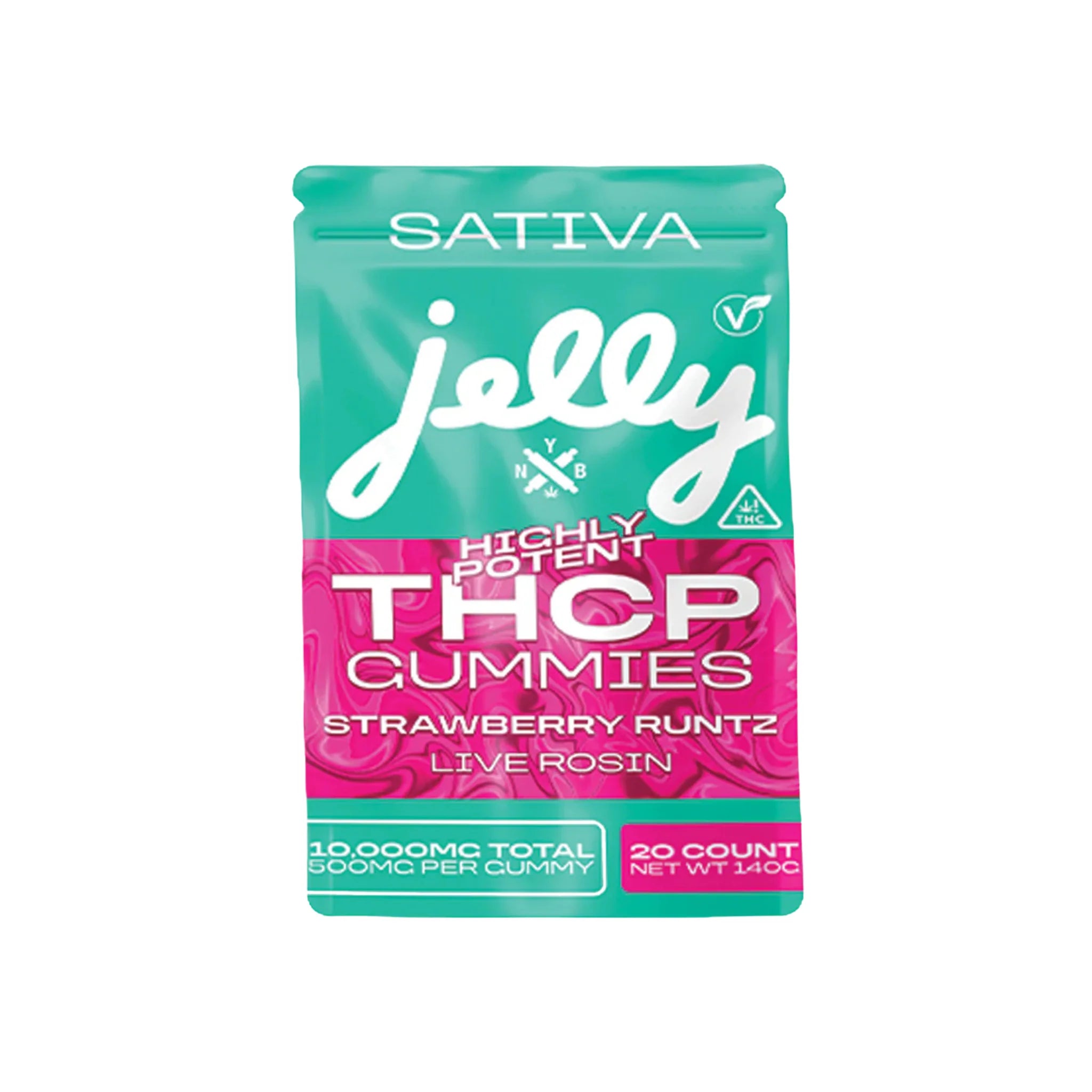 JELLY 10,000G THCP LIVE ROSIN GUMMY BAG (500G/PC, 20PC/BAG)