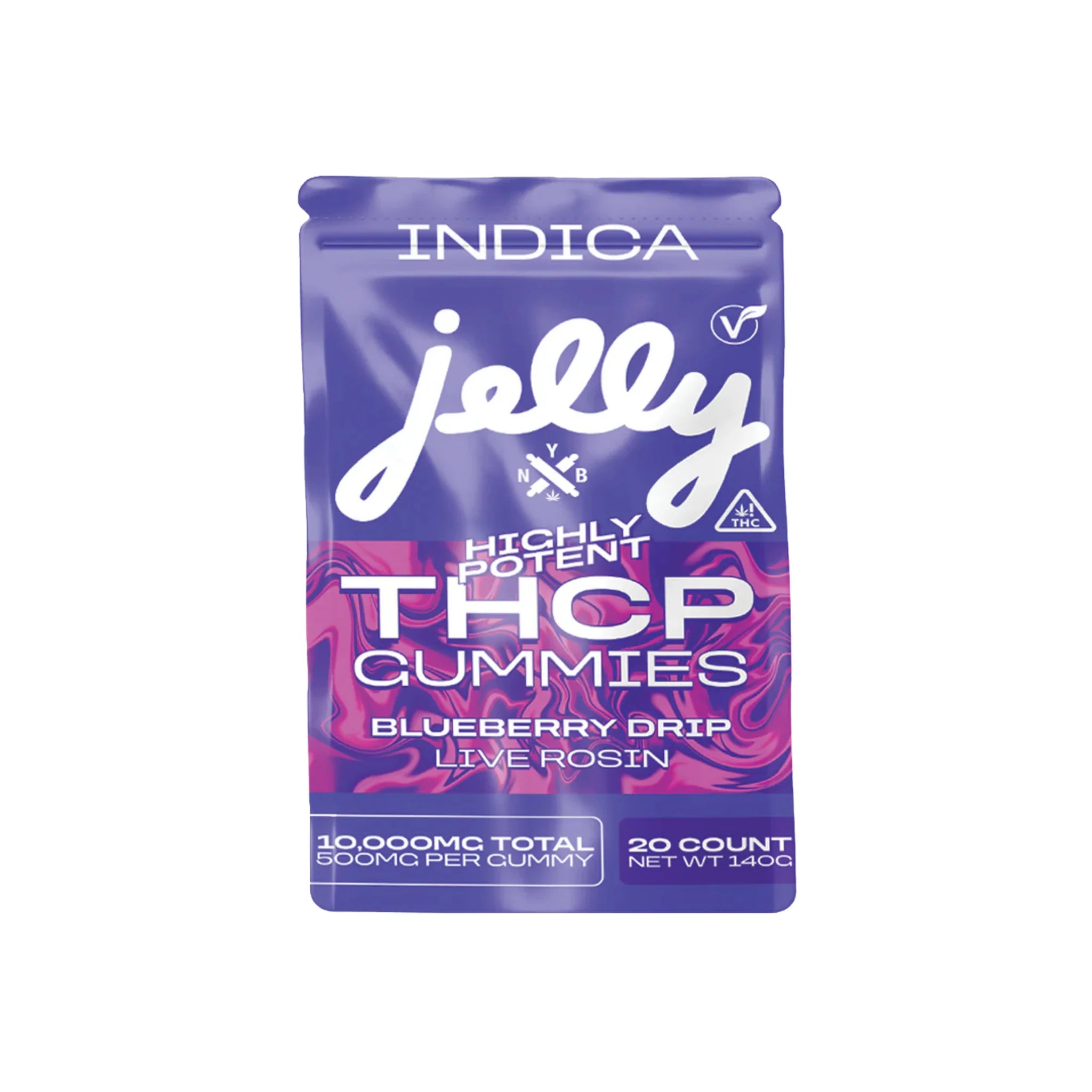 JELLY 10,000G THCP LIVE ROSIN GUMMY BAG (500G/PC, 20PC/BAG)