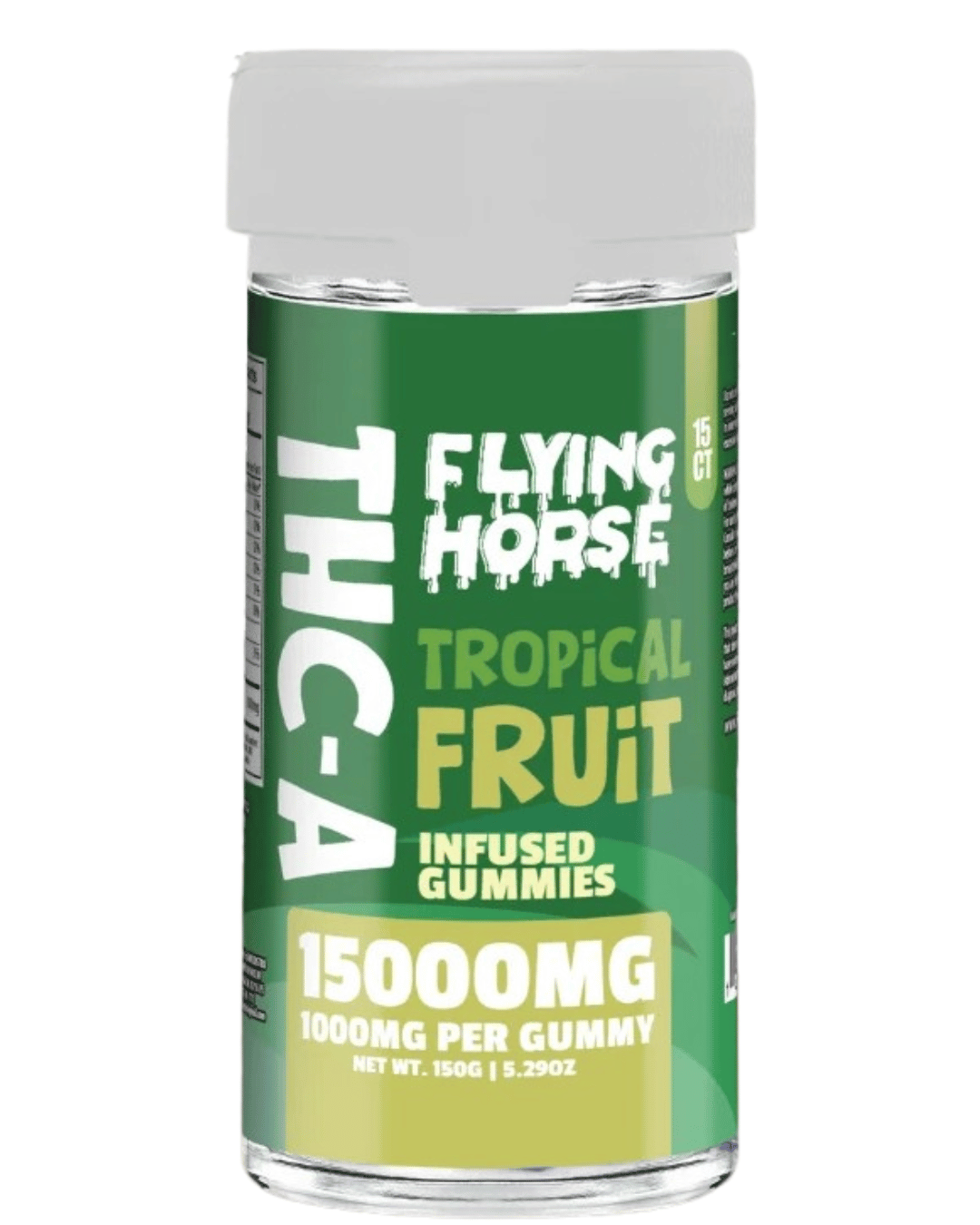FLYING HORSE 15000MG THC-A GUMMIES (15CT JAR)