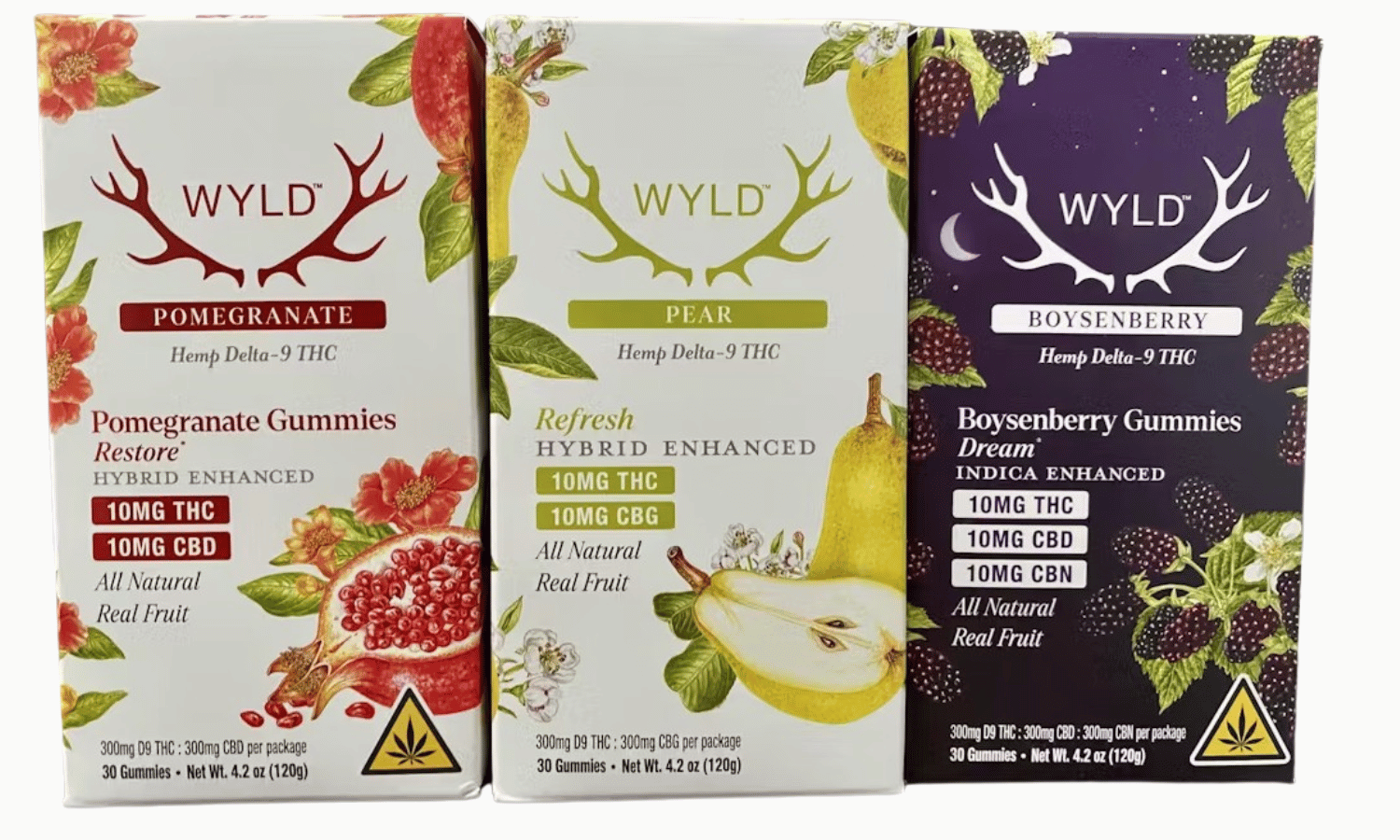 WYLD HEMP 10MG D9 + CBD GUMMIES (30CT/PACK)