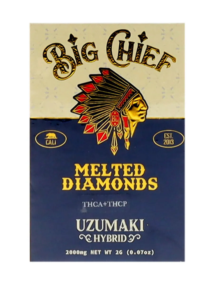 BIG CHIEF THCA MELTED DIAMONDS 2 GRAM CARTS (6CT  DISPLAY)