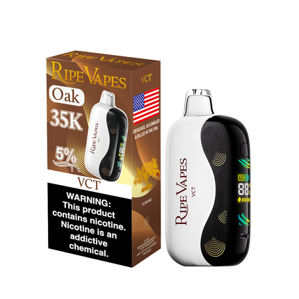 RIPE VAPES OAK 35K DISPOSABLE VAPE (5CT DISPLAY)