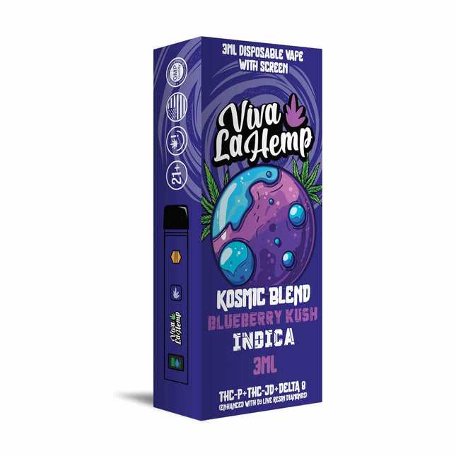 VIVA LA HEMP 3ML KOSMIC BLEND DISPOSABLE (THC-P THC-JD, D-8)