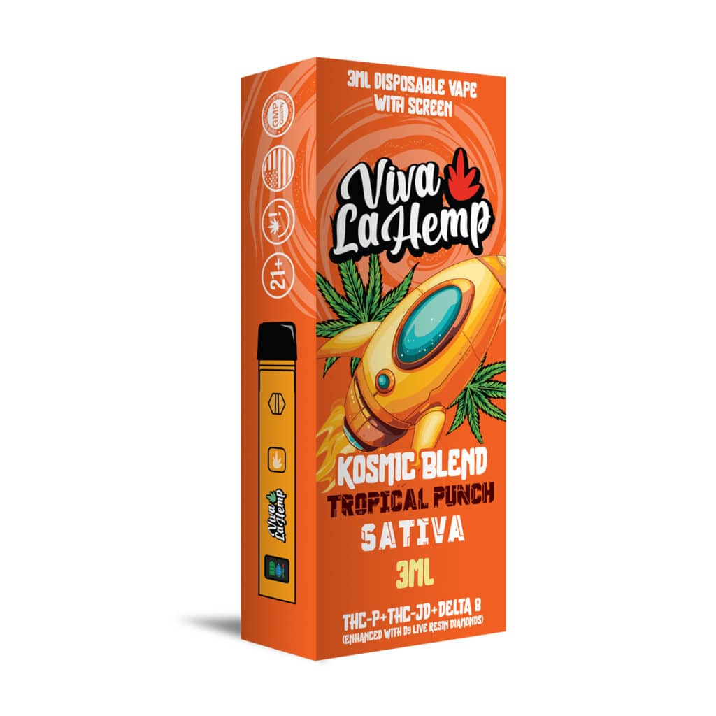 VIVA LA HEMP 3ML KOSMIC BLEND DISPOSABLE (THC-P THC-JD, D-8)