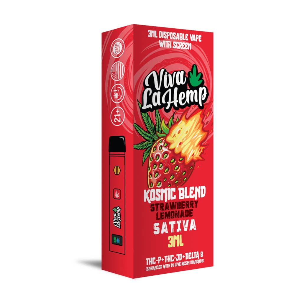 VIVA LA HEMP 3ML KOSMIC BLEND DISPOSABLE (THC-P THC-JD, D-8)