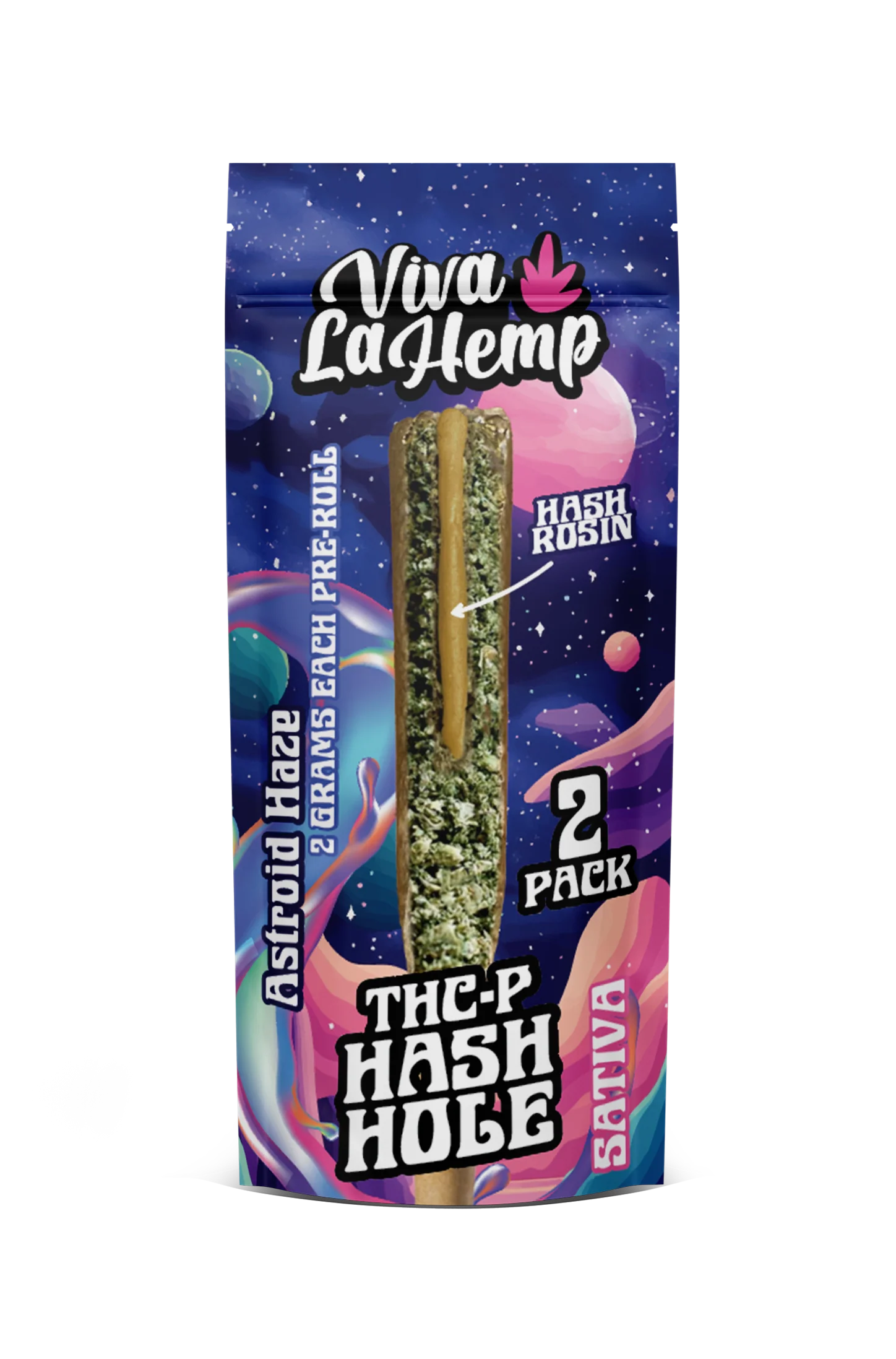 VIVA LA HEMP 4 GRAM THC-A HASH HOLE (2CT/PACK, 2G/CT)