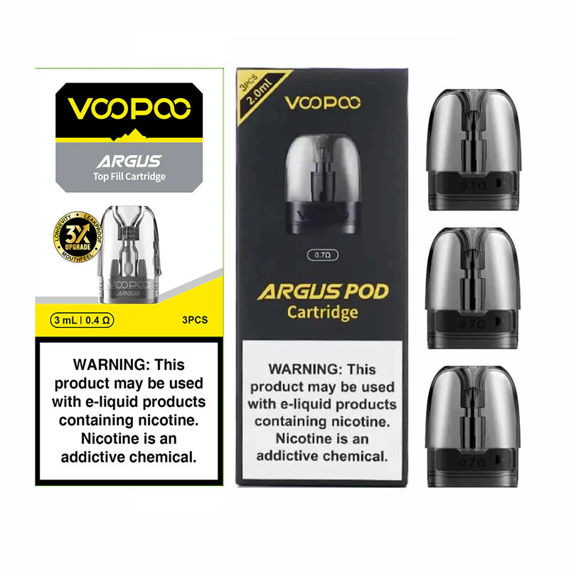 VOOPOO ARGUS 0.7OHM 3ML TOP FILL POD Rising Wholesale Inc. VOOPOO ARGUS 0.7OHM 3ML TOP FILL POD Rising Wholesale Inc.