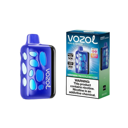VOZOL RAVE 50K DISPOSABLE (5CT DISPLAY)
