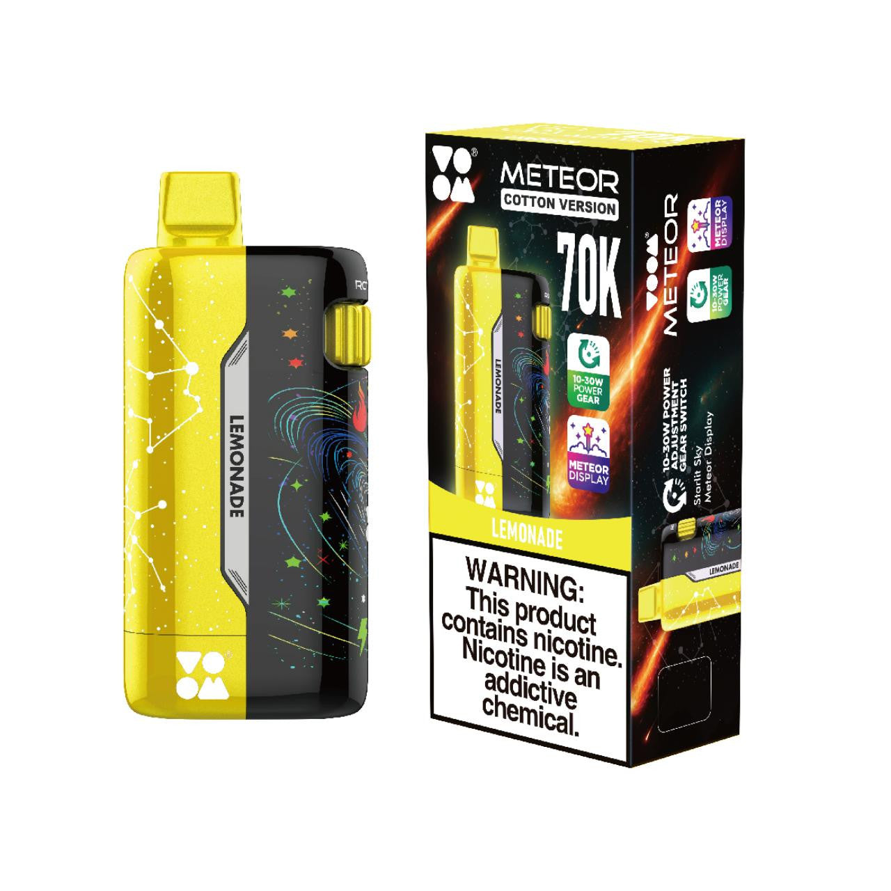 METEOR BAR 70K PUFFS DISPOSABLE (5CT DISPLAY)