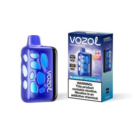 VOZOL RAVE 50K DISPOSABLE (5CT DISPLAY)