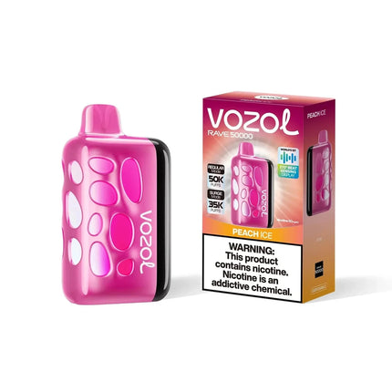 VOZOL RAVE 50K DISPOSABLE (5CT DISPLAY)