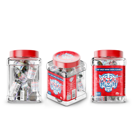 WAZABI EXOTICS THCA 1G FLOWER 15 CT JAR