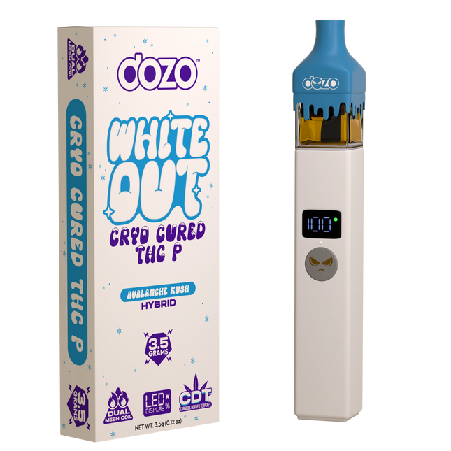 DOZO WHITE OUT CRYO CURED 3.5G THC-P DISPOSABLE