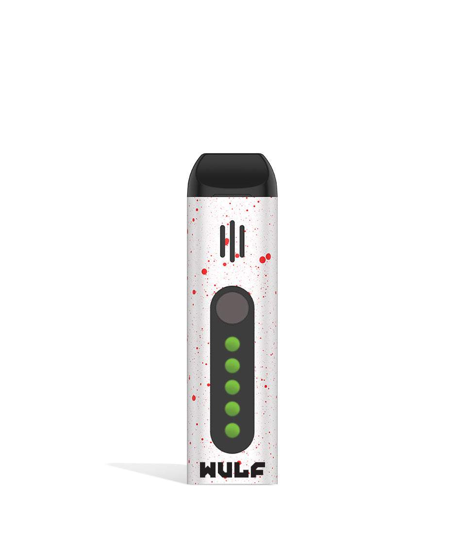 WULF MODS FLORA DRY HERB VAPORIZER WHITE-RED SPLATTER 121032563667