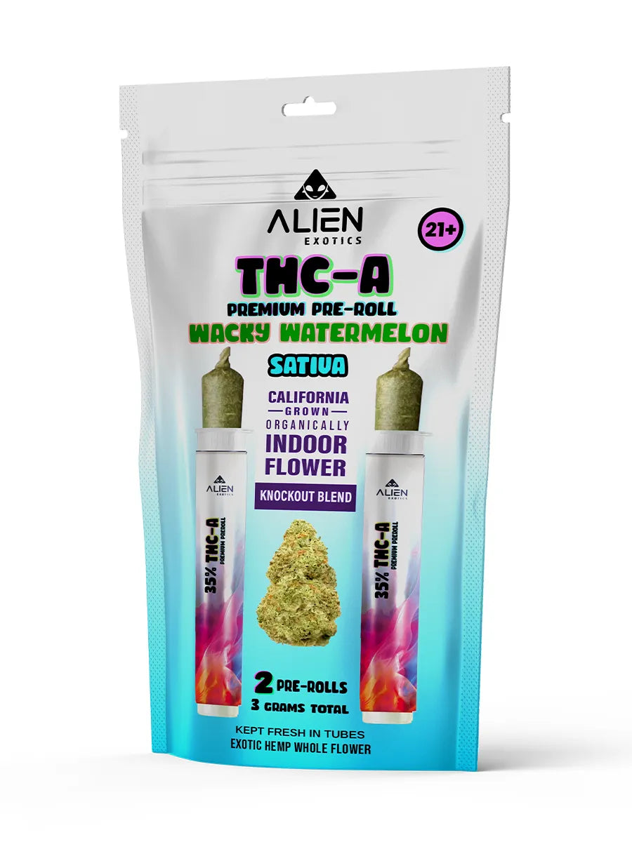 ALIEN EXOTICS THCA PRE-ROLL KNOCKOUT BLEND (2X1.5G EACH)