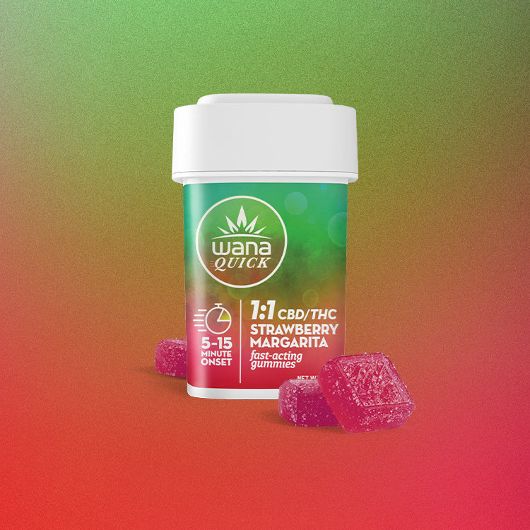 WANA HEMP 50MG D9 THC INFUSED GUMMIES (10CT BAG)