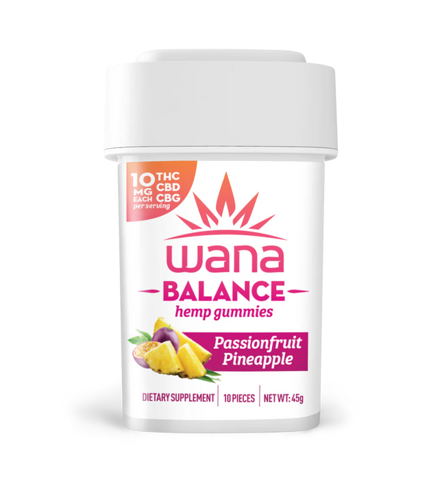 WANA HEMP CLASSICS 100MG DELTA-9 THC INFUSED GUMMIES