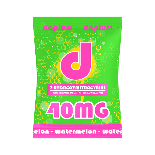 DOPIUM 7-HYROXYMITRAGYNINE 40MG TABLETS (30CT/DISPLAY)
