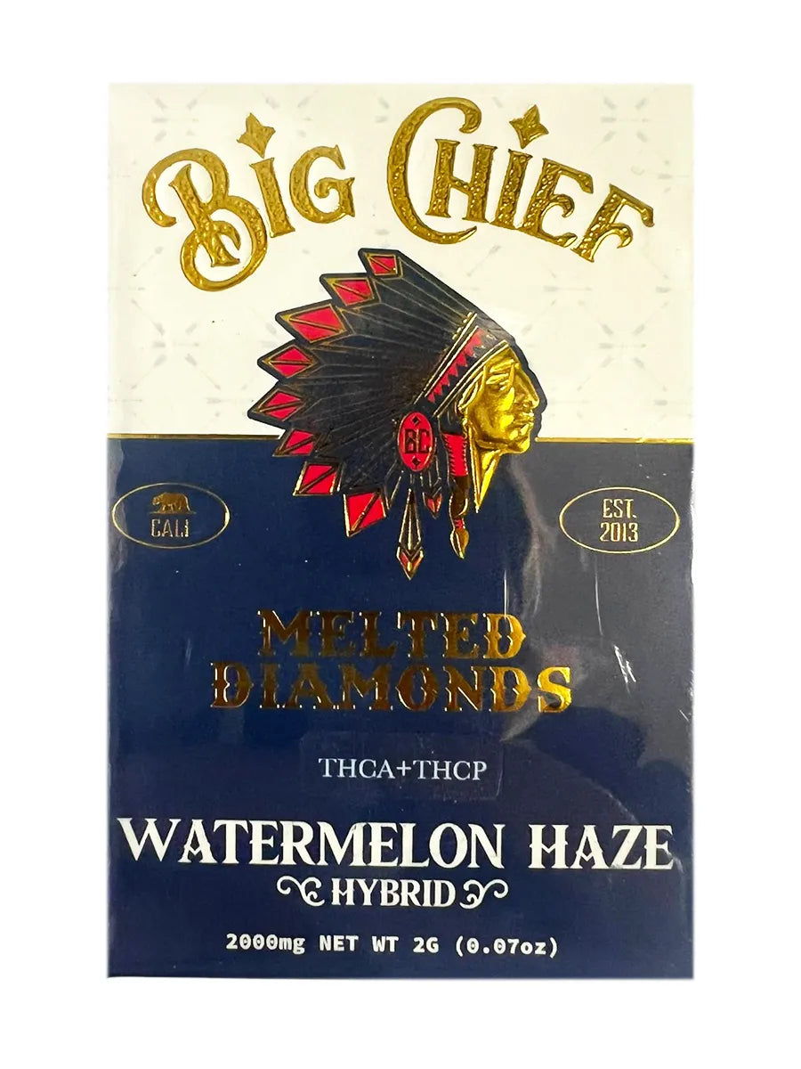 BIG CHIEF THCA MELTED DIAMONDS 2 GRAM CARTS (6CT  DISPLAY)