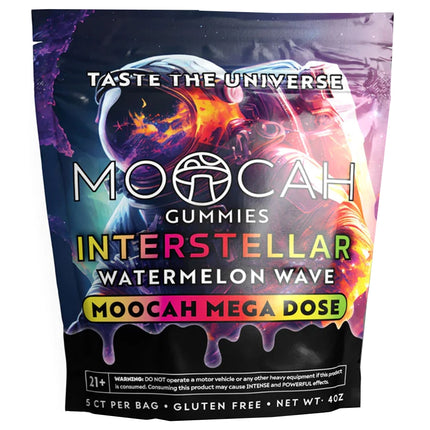 MOOCAH MEGA DOSE MUSHROOM GUMMIES 5PC/BAG