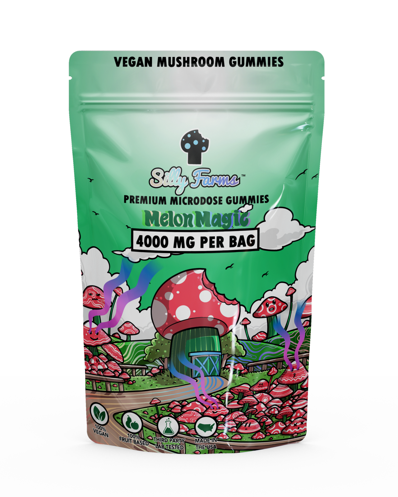 SILLY FARMS PREMIUM MICRODOSE GUMMIES 4000MG PER BAG
