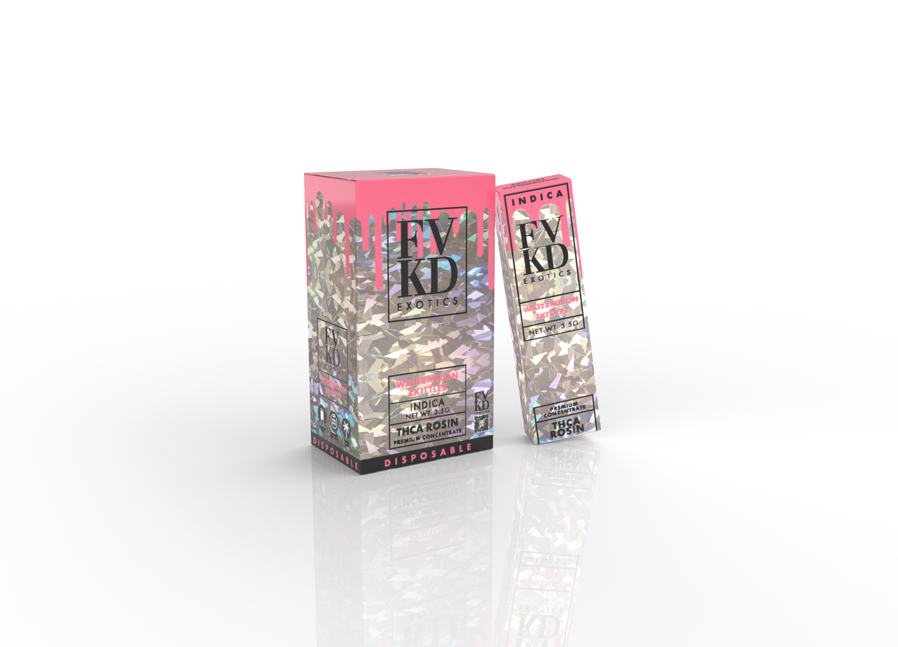 FVKD EXOTICS THCA ROSIN BLEND 3.5 GRAM DISPOSABLE