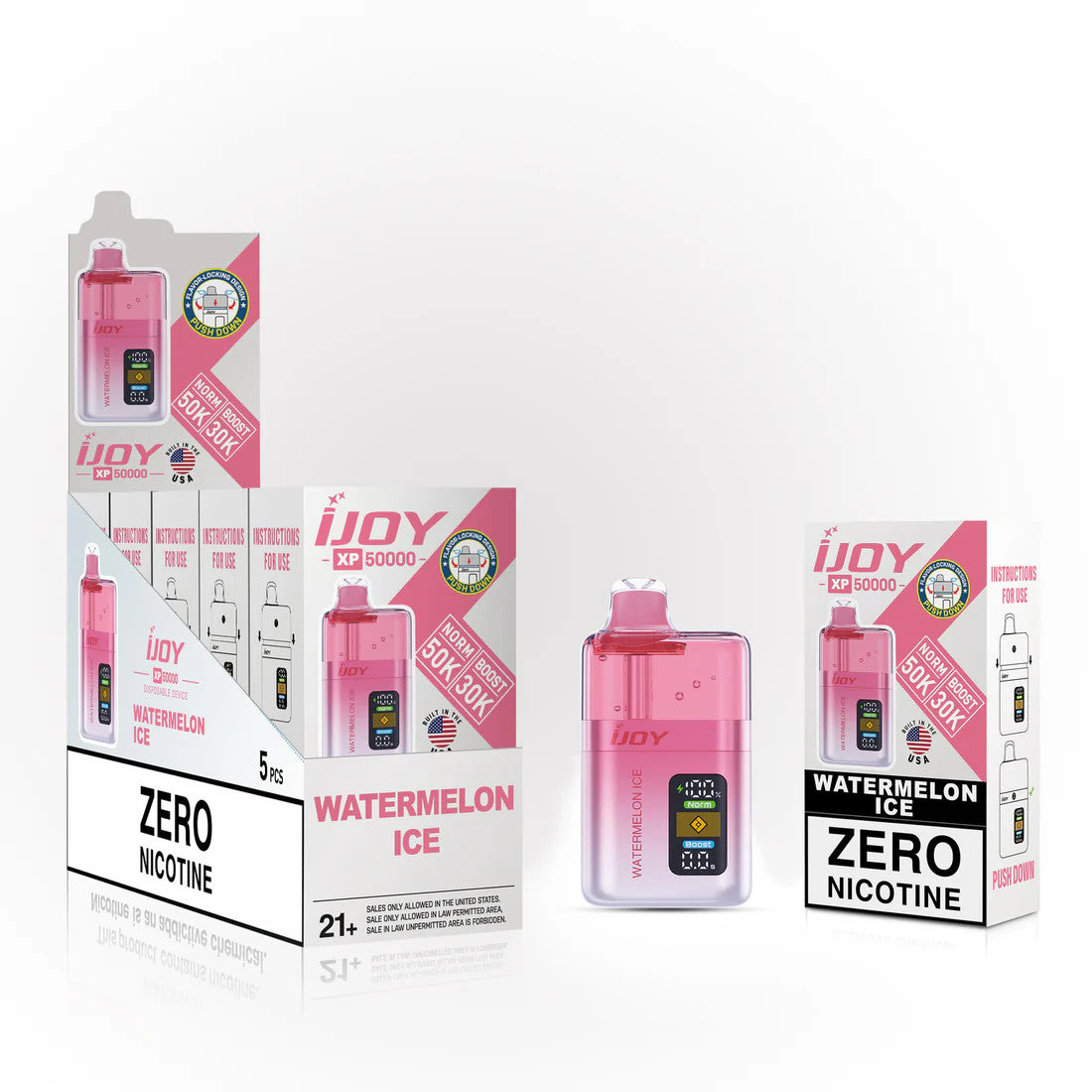 IJOY XP50K ZERO NICOTIE (5CT DISPLAY)