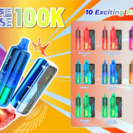 HIDEFUN TRIPLE DOSE 100K 5% POD KIT (5CT DISPLAY)