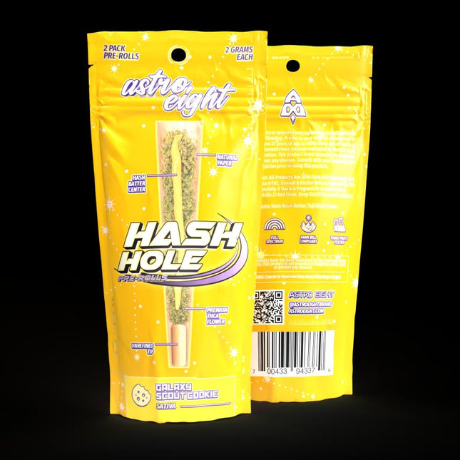 ASTRO EIGHT HASH HOLE PRE-ROLLS (2 X 2G EACH)