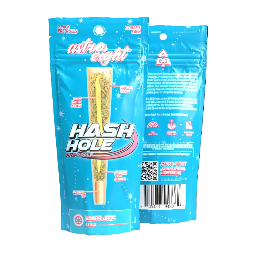 ASTRO EIGHT HASH HOLE PRE-ROLLS (2 X 2G EACH)