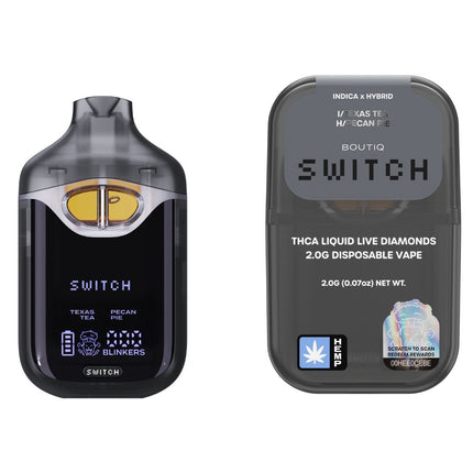 BOUTIQ SWITCH THCA LIQUID LIVE DIAMOND 2 GRAM DISPOSABLE
