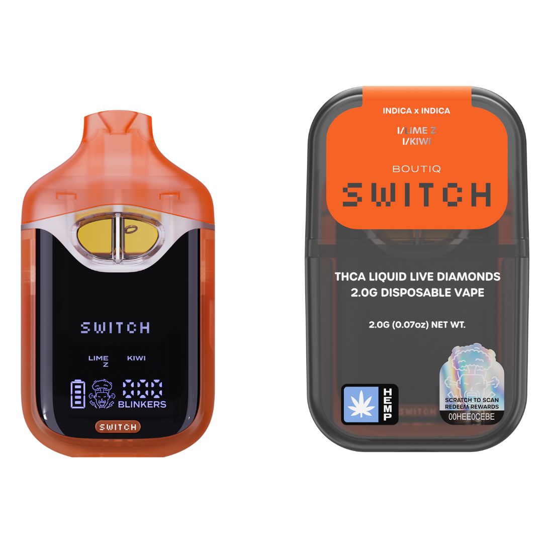BOUTIQ SWITCH THCA LIQUID LIVE DIAMOND 2 GRAM DISPOSABLE