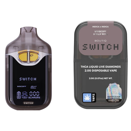 BOUTIQ SWITCH THCA LIQUID LIVE DIAMOND 2 GRAM DISPOSABLE