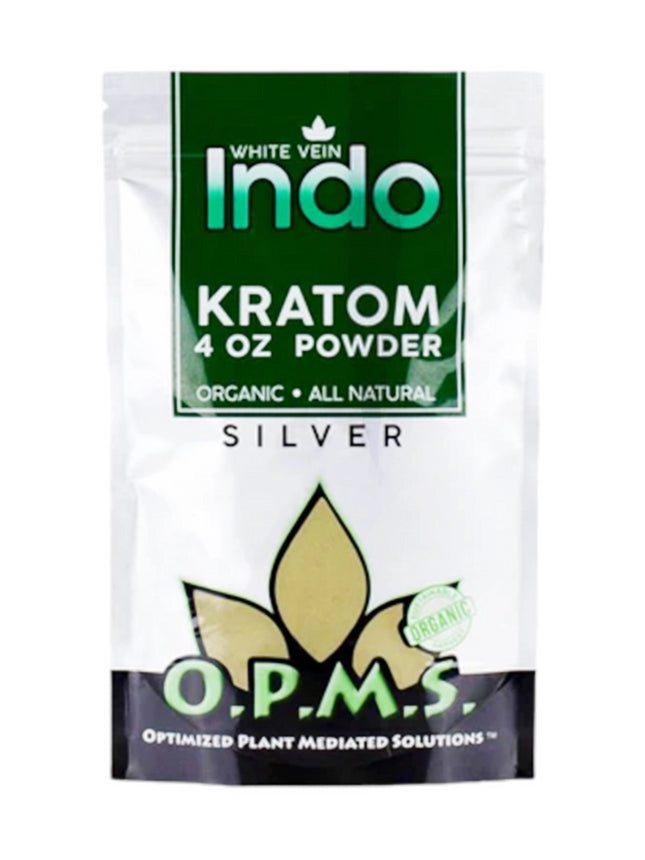 OPMS SILVER KRATOM POWDER 4OZ