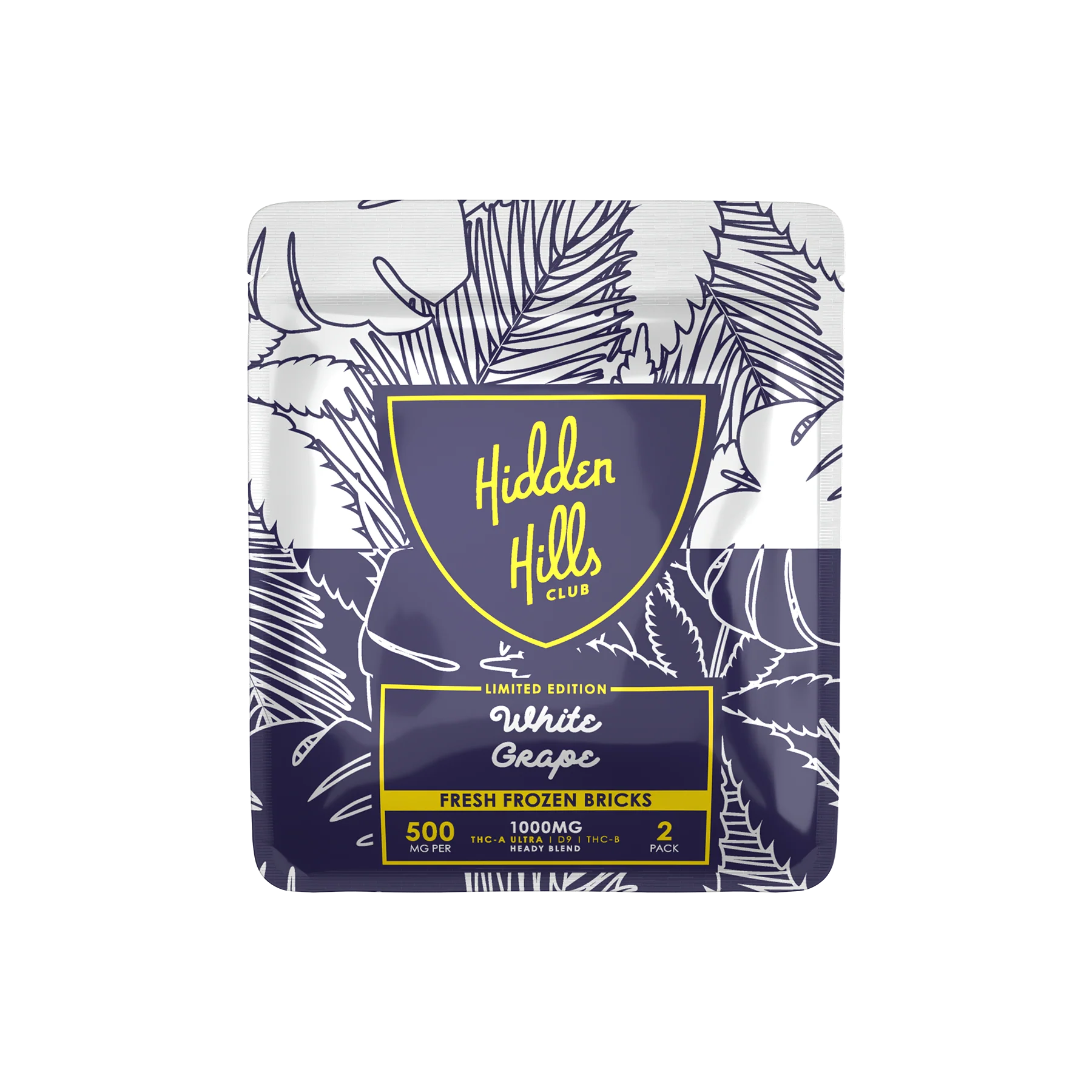 HIDDEN HILLS LIMITED EDITION HEADY BLEND (THC-A ULTRA | D9 | THC-B) GUMMIES (2PC / PACK / 500MG / GUMMY)