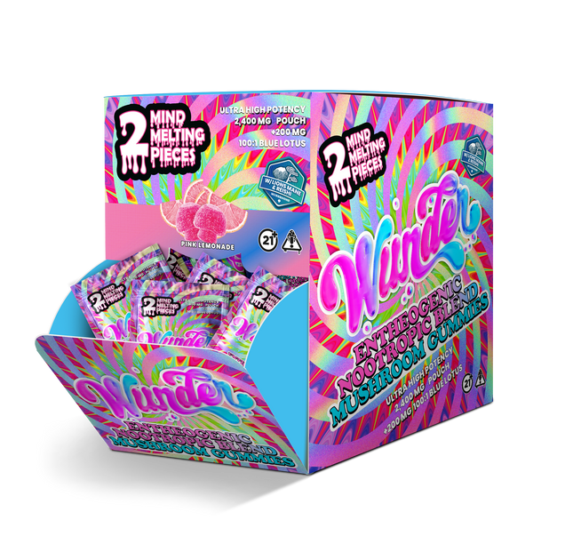 WUNDER MUSHROOM BLEND (2 GUMMY PER PACK) (DISPLAY OF 30)