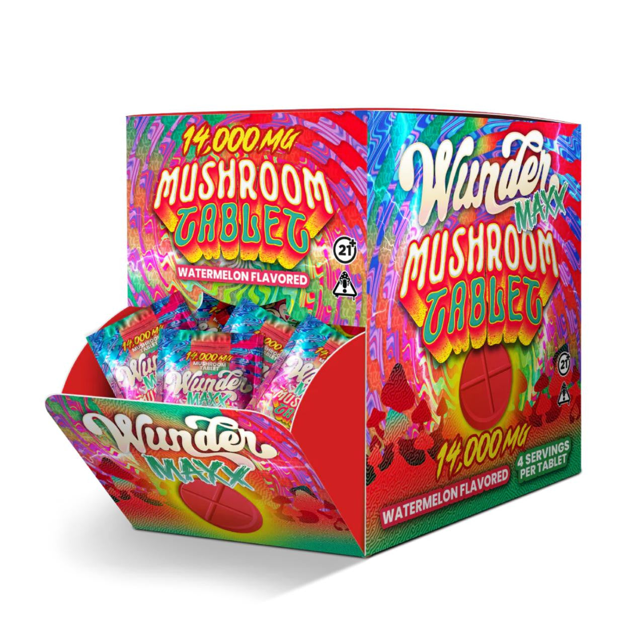 WUNDER MAXX MUSHROOM 14000MG TABLET (30CT BOX)