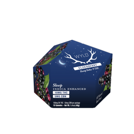 WYLD HEMP 10MG D9 GUMMIES (10CT/PACK)