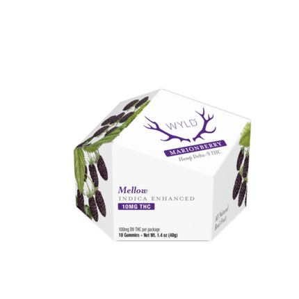 WYLD HEMP 10MG D9 GUMMIES (10CT/PACK)