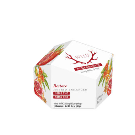 WYLD HEMP 10MG D9 GUMMIES (10CT/PACK)