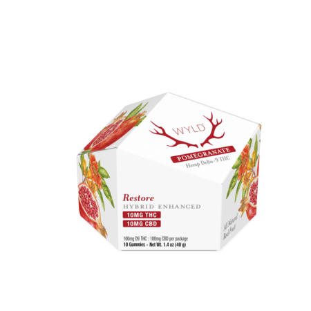 WYLD HEMP 10MG D9 GUMMIES (10CT/PACK)