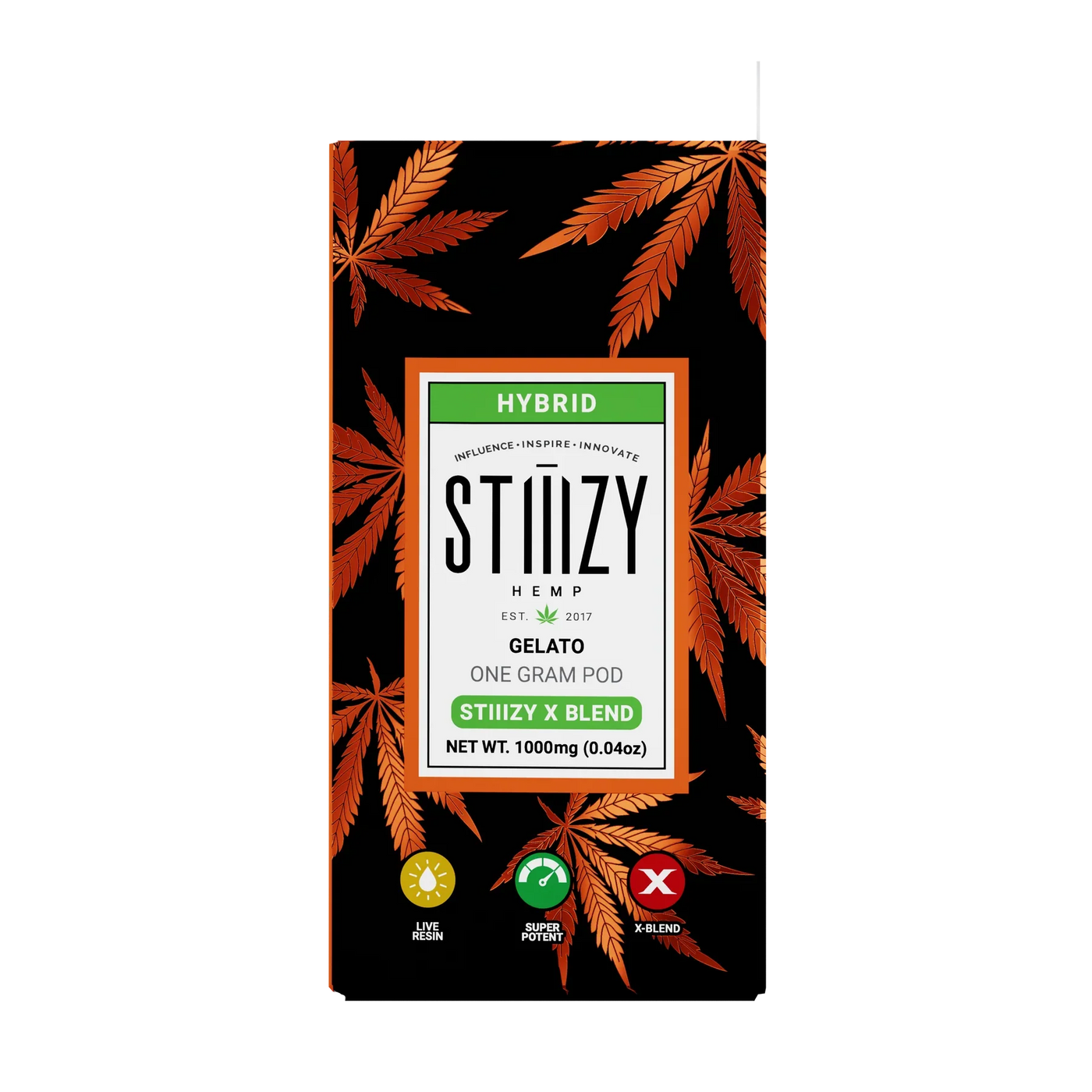STIIIZY - HEMP 1G POD X BLEND - GELATO - DELTA